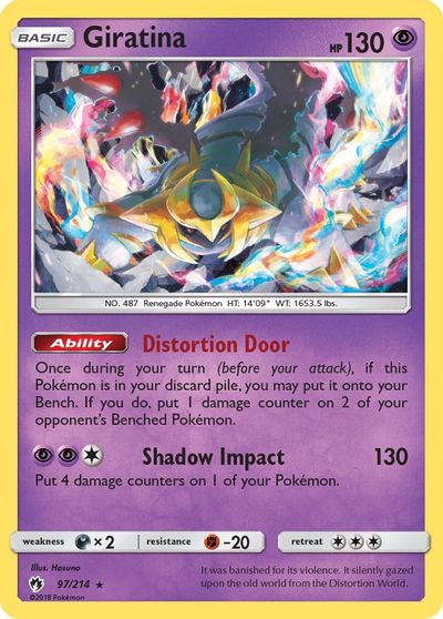 Giratina - 97/214 card art