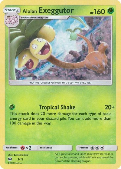 Alolan Exeggutor - 2/12 card art