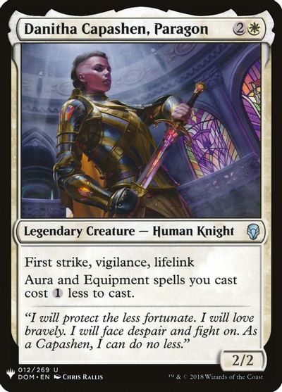 Danitha Capashen, Paragon card art