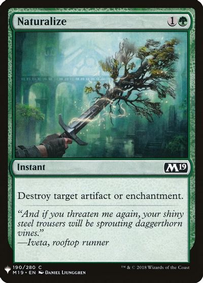 Naturalize card art