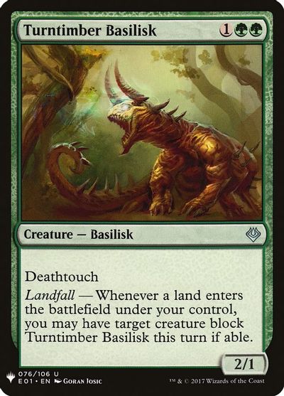 Turntimber Basilisk card art