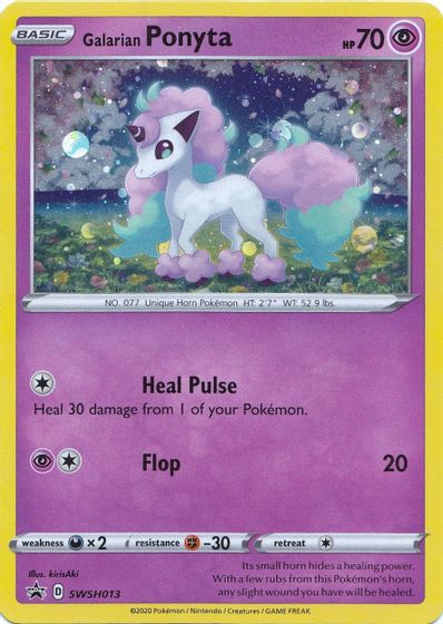 Galarian Ponyta - SWSH013 card art
