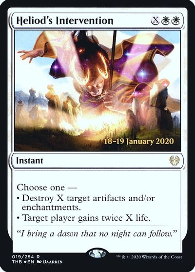 Heliod's Intervention card art