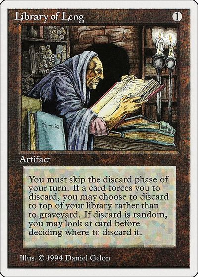 Library of Leng card art