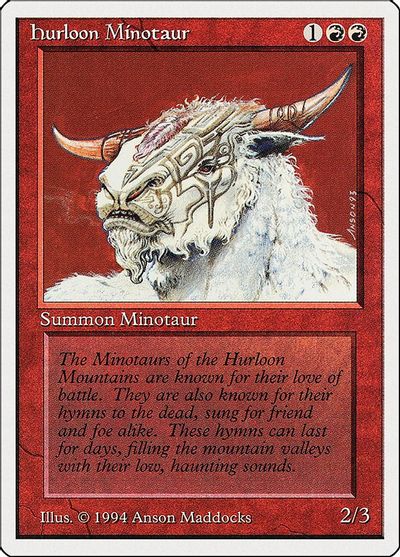 Hurloon Minotaur card art