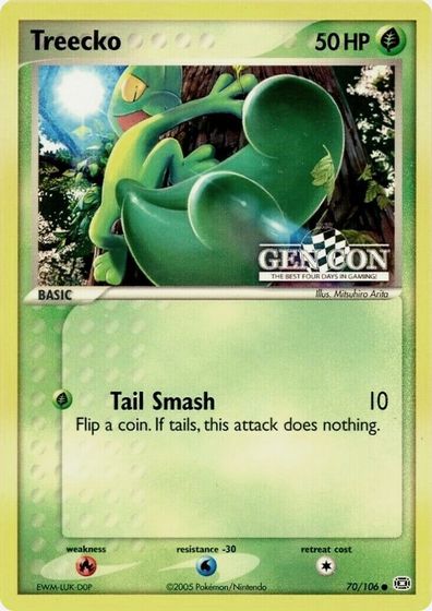 Treecko - 70/106 (GEN CON) card art