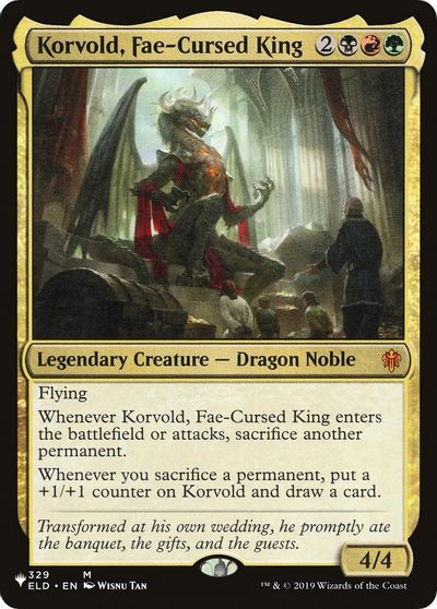 Korvold, Fae-Cursed King card art