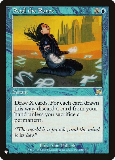 Read the Runes card art