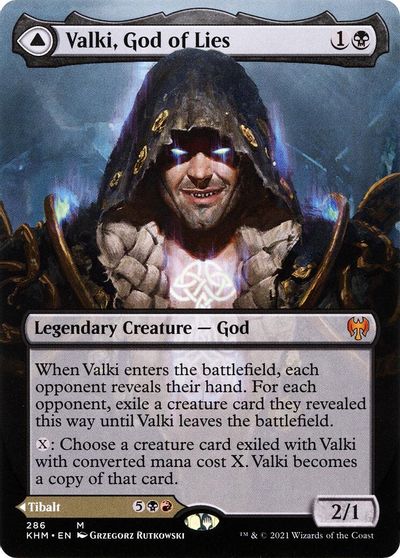 Valki, God of Lies (Borderless) card art