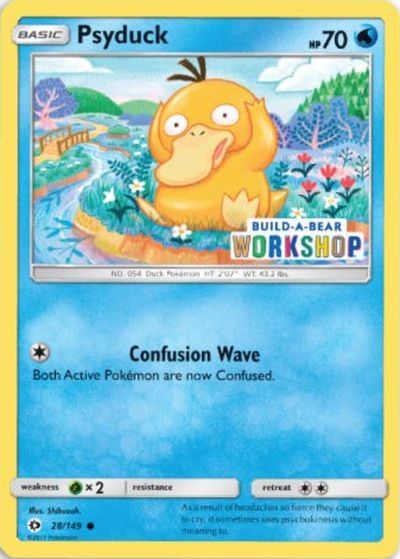 Psyduck - 28/149 (Build-A-Bear Workshop Exclusive) card art