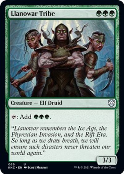 Llanowar Tribe card art