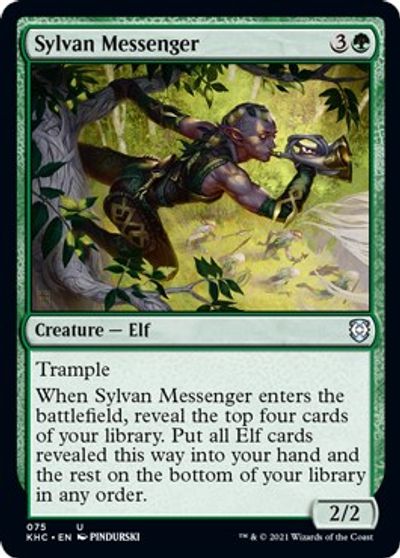 Sylvan Messenger card art