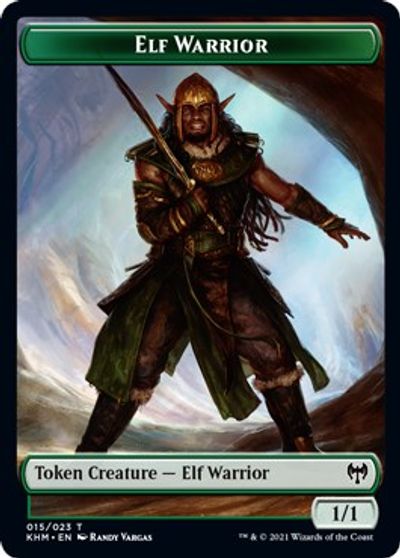 Elf Warrior Token card art
