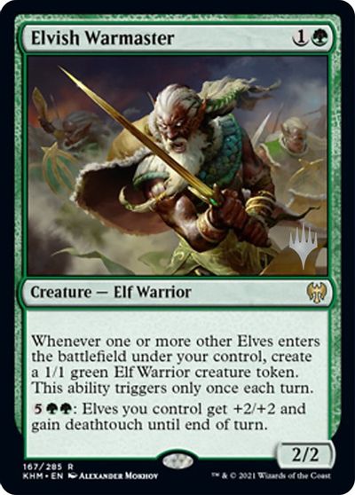 Elvish Warmaster card art