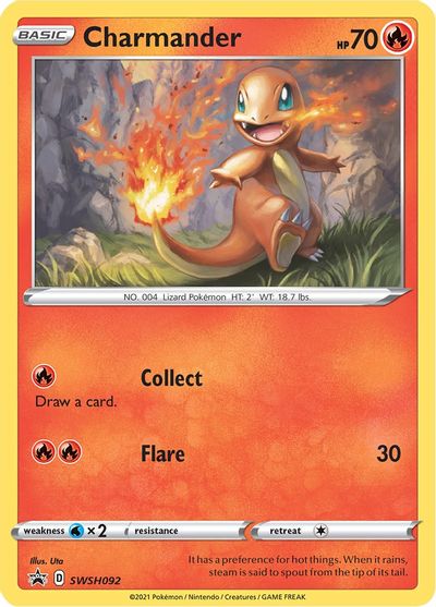Charmander - SWSH092 card art