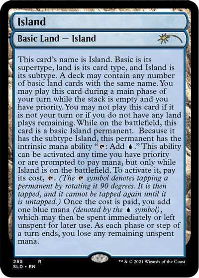Island (255) (Full-Text Lands) card art