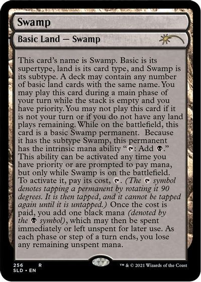 Swamp (256) (Full-Text Lands) card art