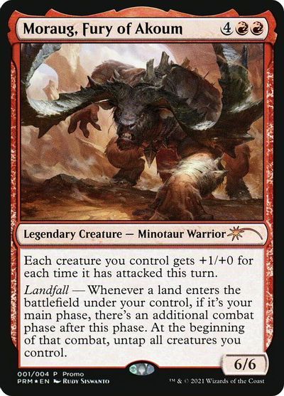 Moraug, Fury of Akoum card art