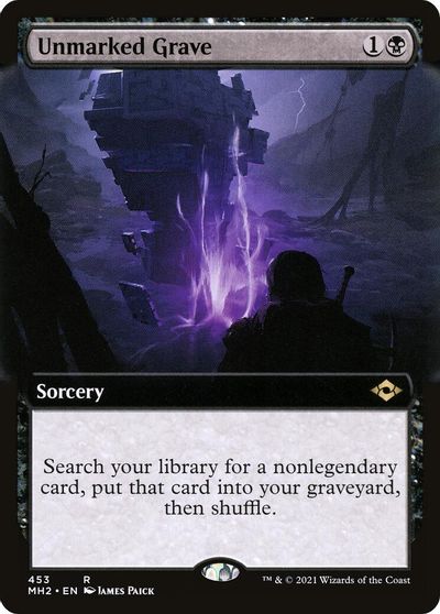 Unmarked Grave (Extended Art) card art