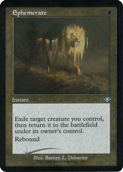 Ephemerate (Retro Frame) (Foil Etched) card art