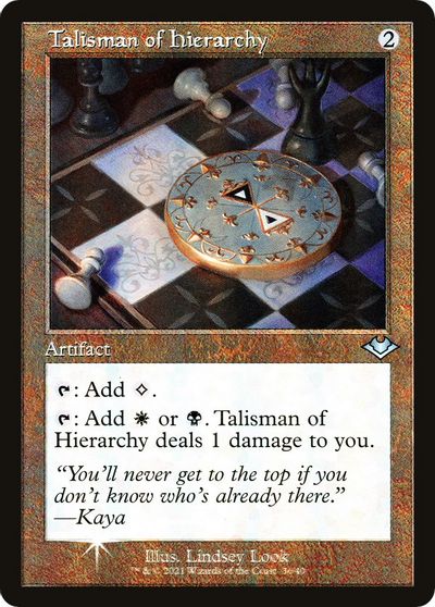 Talisman of Hierarchy (Retro Frame) card art
