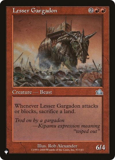 Lesser Gargadon card art