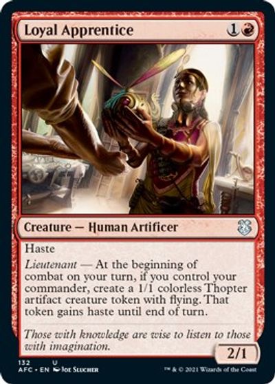 Loyal Apprentice card art