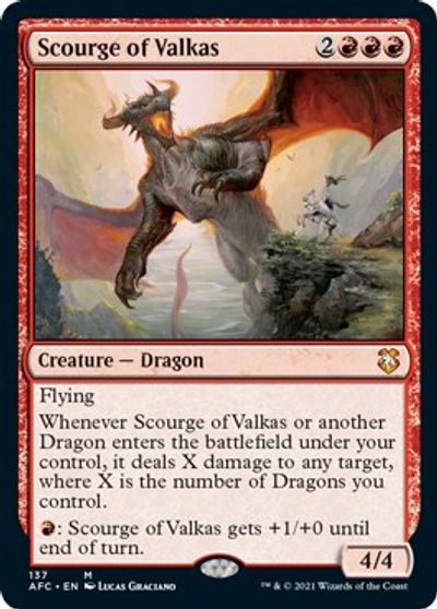 Scourge of Valkas card art