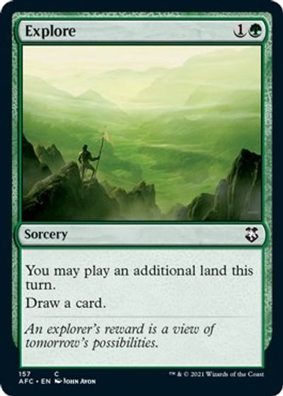 Explore card art
