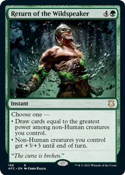 Return of the Wildspeaker card art