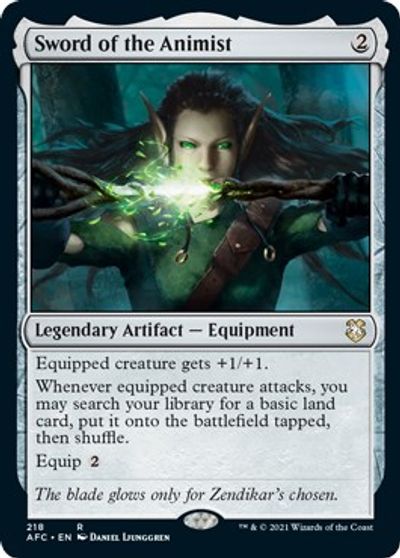 Sword of the Animist card art