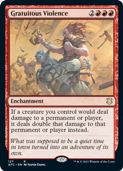 Gratuitous Violence card art