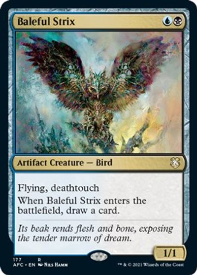Baleful Strix card art