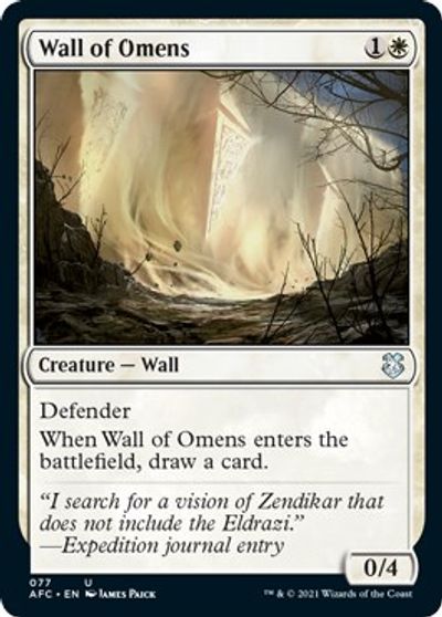 Wall of Omens card art