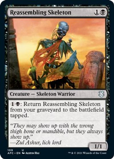 Reassembling Skeleton card art