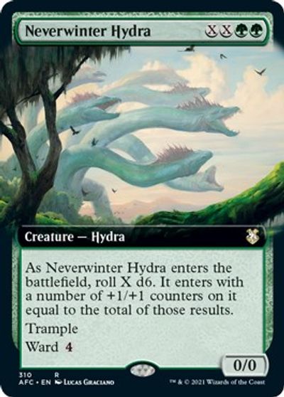 Neverwinter Hydra (Extended Art) card art