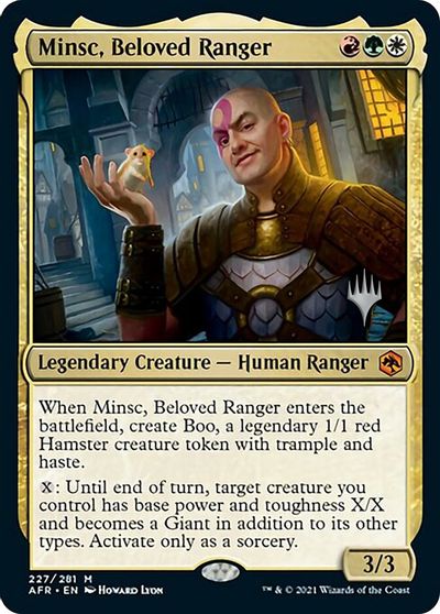 Minsc, Beloved Ranger card art