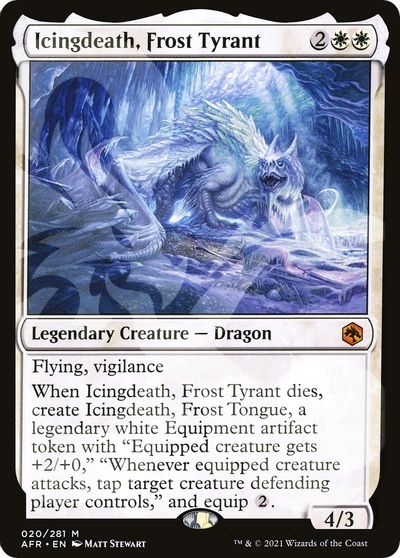 Icingdeath, Frost Tyrant card art