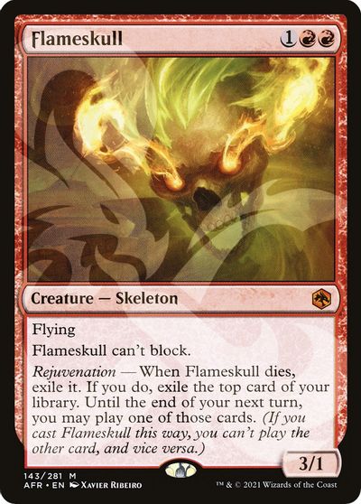 Flameskull card art