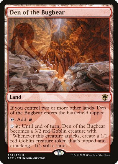 Den of the Bugbear card art