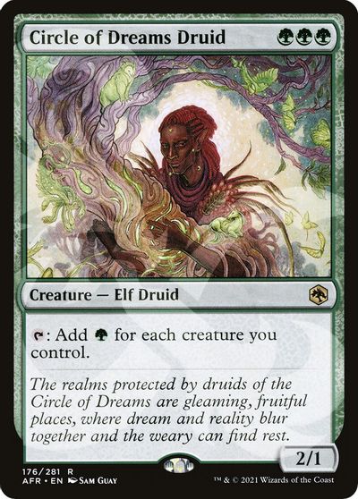 Circle of Dreams Druid card art