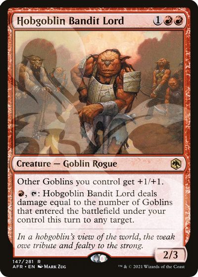 Hobgoblin Bandit Lord card art