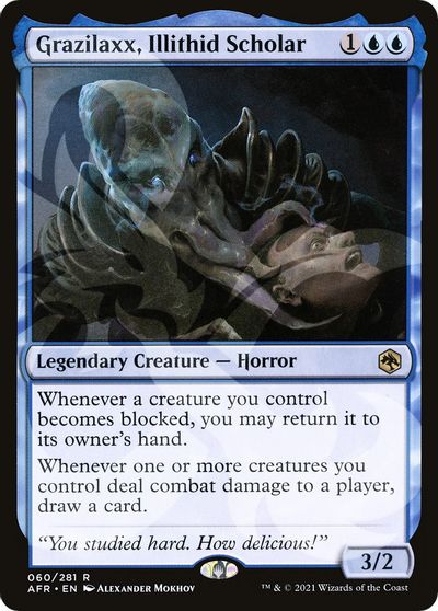 Grazilaxx, Illithid Scholar card art