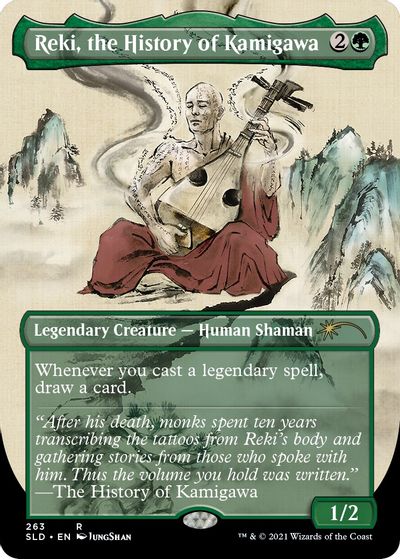 Reki, the History of Kamigawa card art