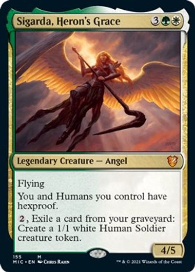 Sigarda, Heron's Grace card art