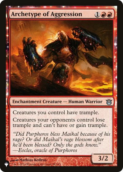 Archetype of Aggression card art
