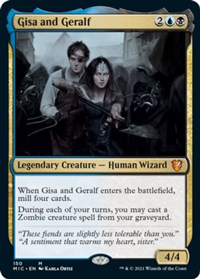 Gisa and Geralf card art