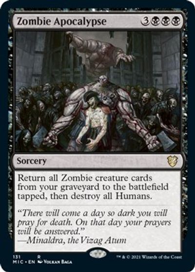 Zombie Apocalypse card art