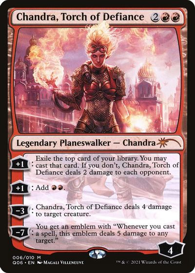 Chandra, Torch of Defiance card art