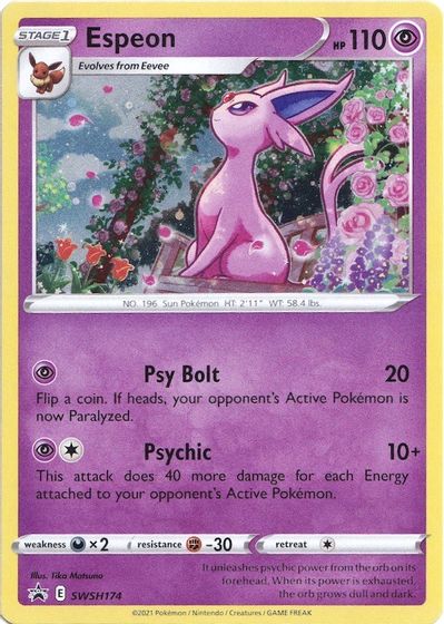 Espeon - SWSH174 card art